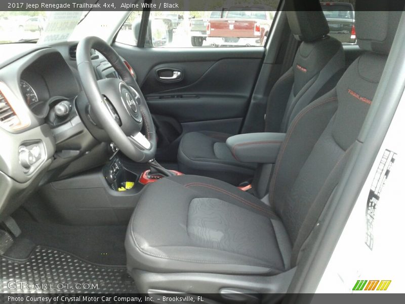 Alpine White / Black 2017 Jeep Renegade Trailhawk 4x4