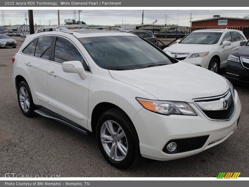 White Diamond Pearl / Parchment 2015 Acura RDX Technology