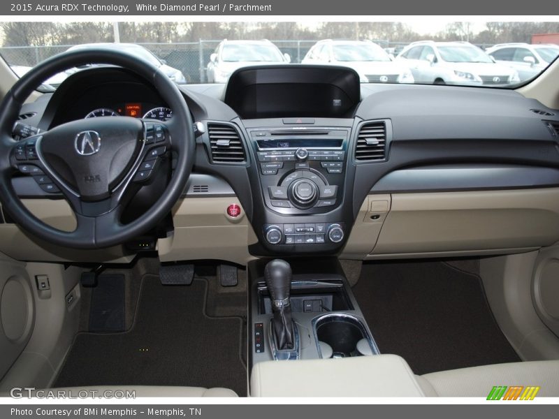 White Diamond Pearl / Parchment 2015 Acura RDX Technology