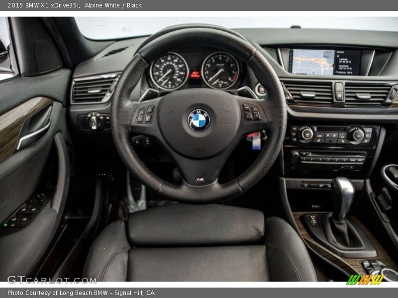 Alpine White / Black 2015 BMW X1 xDrive35i