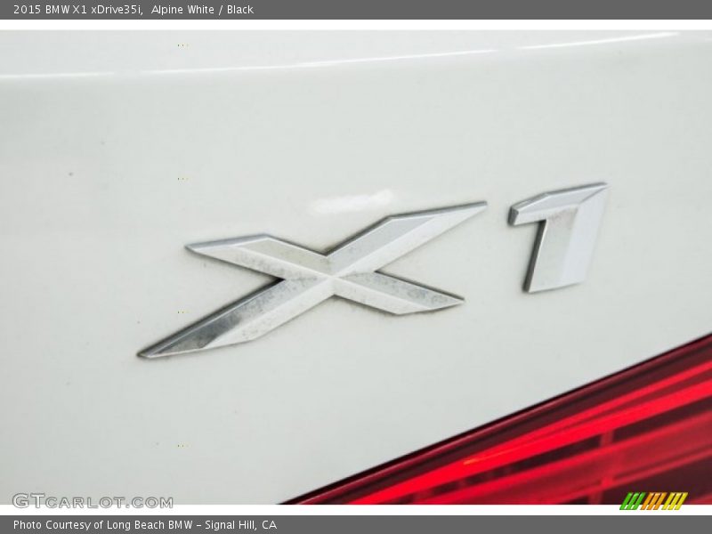 Alpine White / Black 2015 BMW X1 xDrive35i