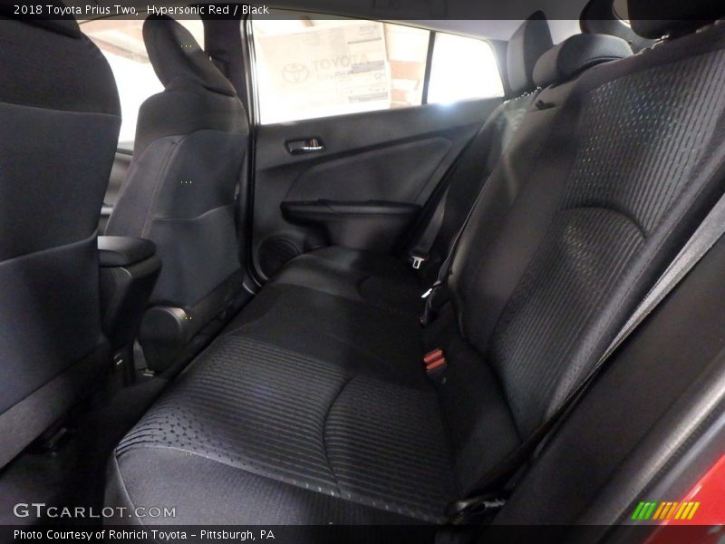 Hypersonic Red / Black 2018 Toyota Prius Two