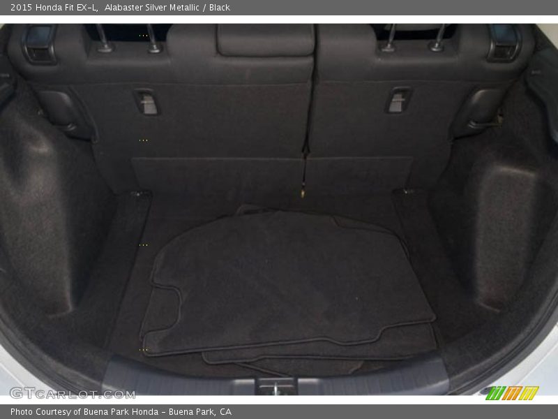 Alabaster Silver Metallic / Black 2015 Honda Fit EX-L