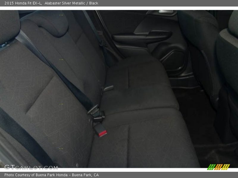 Alabaster Silver Metallic / Black 2015 Honda Fit EX-L