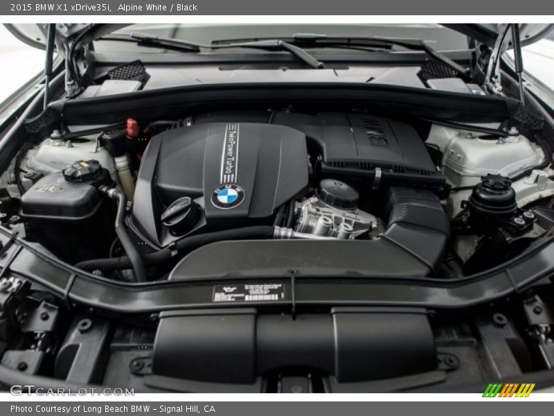 Alpine White / Black 2015 BMW X1 xDrive35i