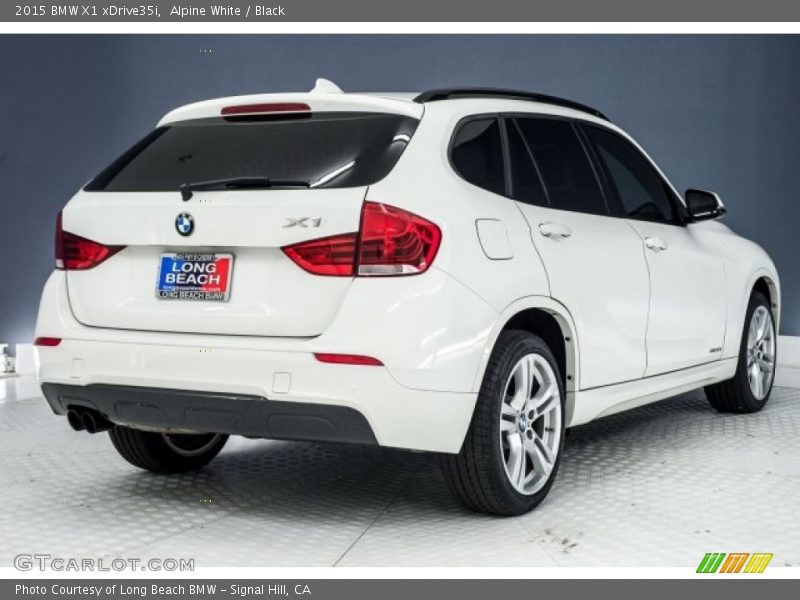Alpine White / Black 2015 BMW X1 xDrive35i