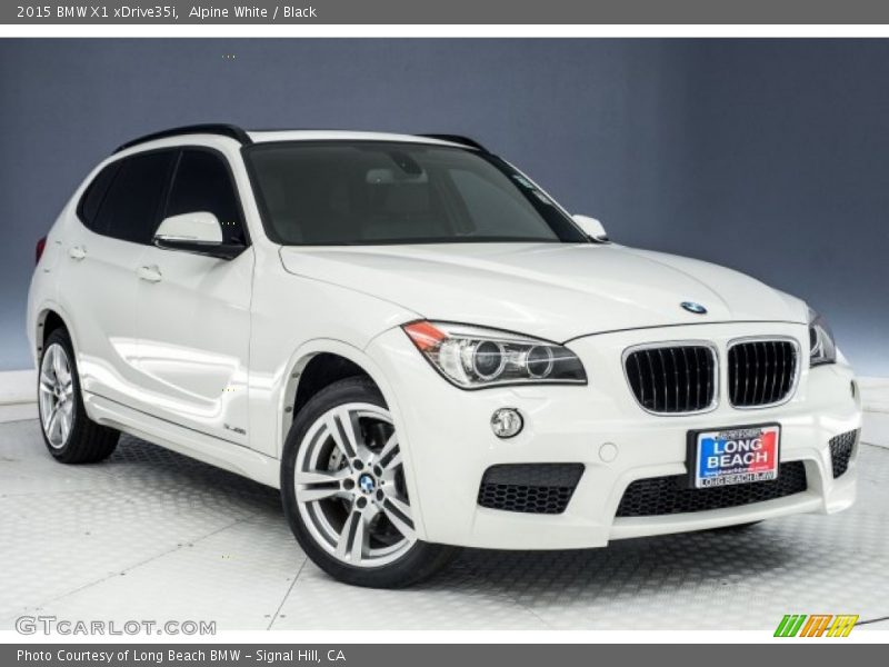 Alpine White / Black 2015 BMW X1 xDrive35i