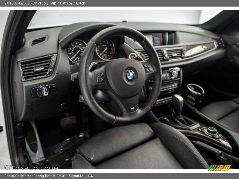 Alpine White / Black 2015 BMW X1 xDrive35i