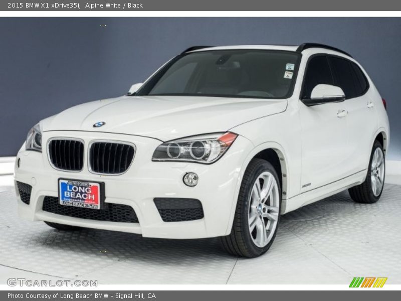 Alpine White / Black 2015 BMW X1 xDrive35i