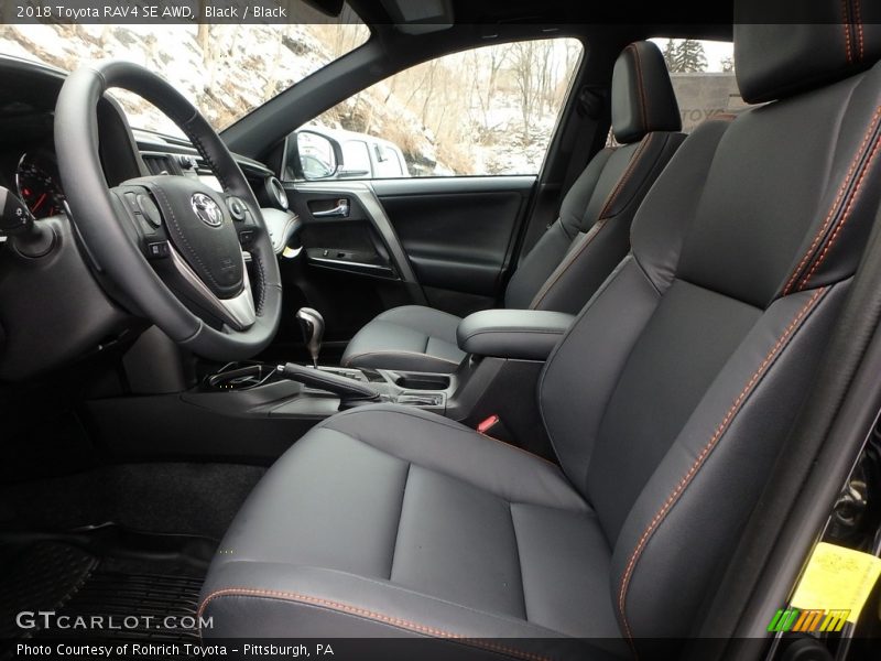 Front Seat of 2018 RAV4 SE AWD