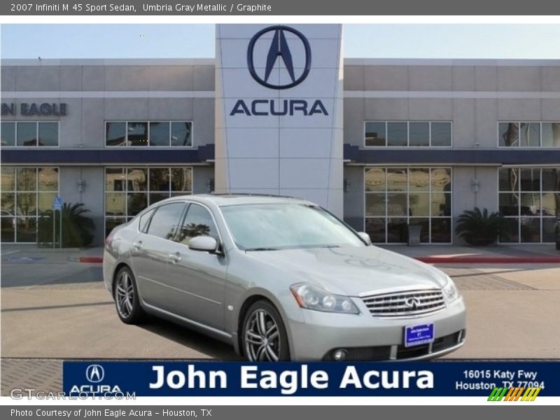 Umbria Gray Metallic / Graphite 2007 Infiniti M 45 Sport Sedan