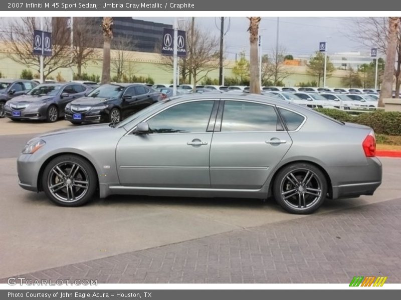 Umbria Gray Metallic / Graphite 2007 Infiniti M 45 Sport Sedan