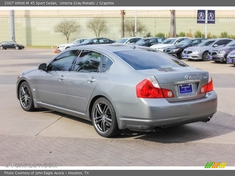 Umbria Gray Metallic / Graphite 2007 Infiniti M 45 Sport Sedan