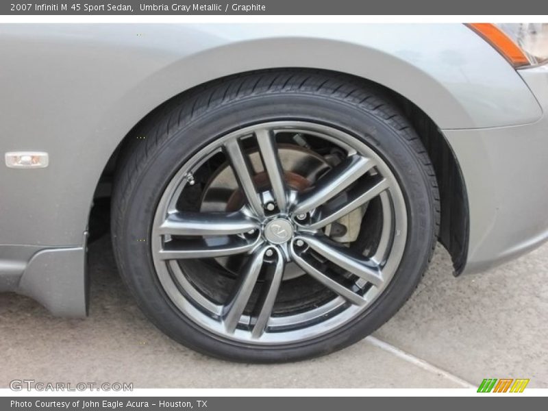 Umbria Gray Metallic / Graphite 2007 Infiniti M 45 Sport Sedan