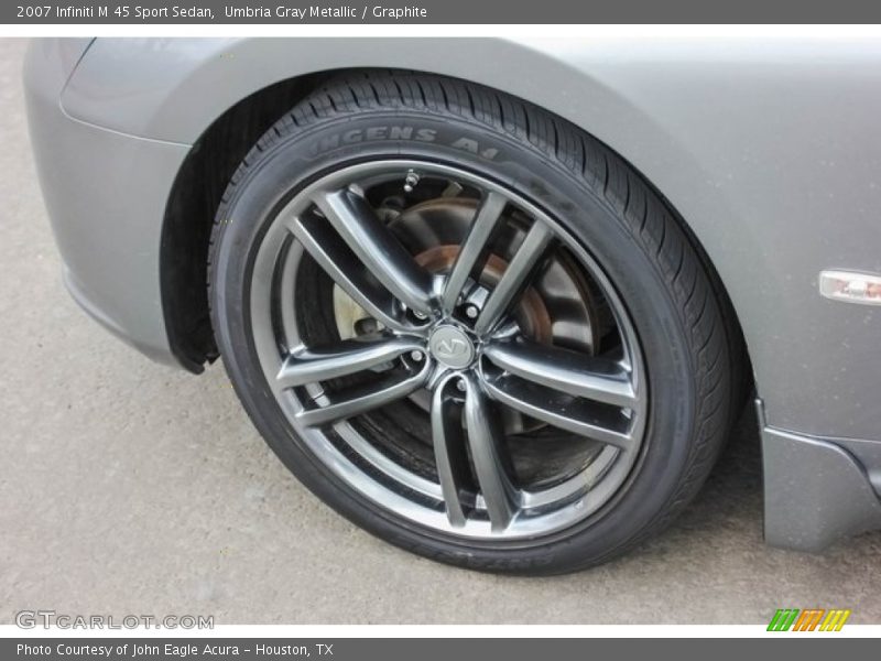 Umbria Gray Metallic / Graphite 2007 Infiniti M 45 Sport Sedan
