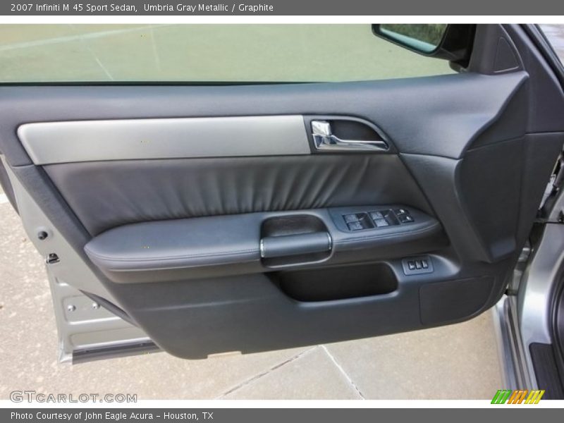 Umbria Gray Metallic / Graphite 2007 Infiniti M 45 Sport Sedan