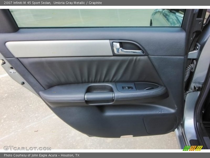 Umbria Gray Metallic / Graphite 2007 Infiniti M 45 Sport Sedan