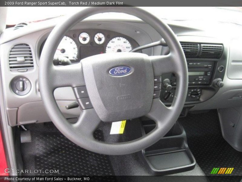 Torch Red / Medium Dark Flint 2009 Ford Ranger Sport SuperCab
