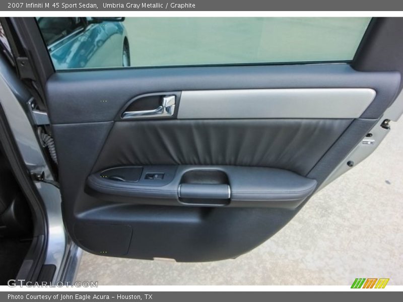 Umbria Gray Metallic / Graphite 2007 Infiniti M 45 Sport Sedan