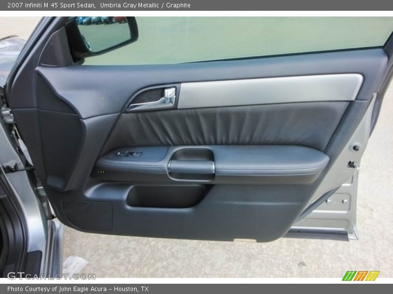 Umbria Gray Metallic / Graphite 2007 Infiniti M 45 Sport Sedan