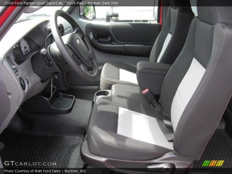 Torch Red / Medium Dark Flint 2009 Ford Ranger Sport SuperCab