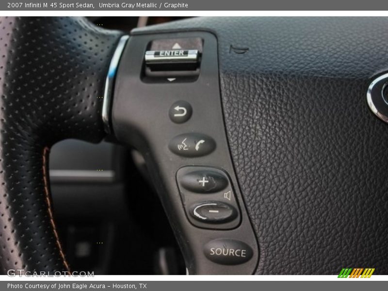 Umbria Gray Metallic / Graphite 2007 Infiniti M 45 Sport Sedan