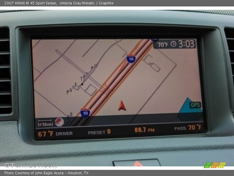 Umbria Gray Metallic / Graphite 2007 Infiniti M 45 Sport Sedan