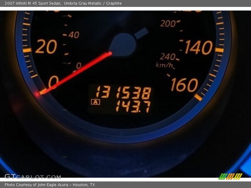 Umbria Gray Metallic / Graphite 2007 Infiniti M 45 Sport Sedan