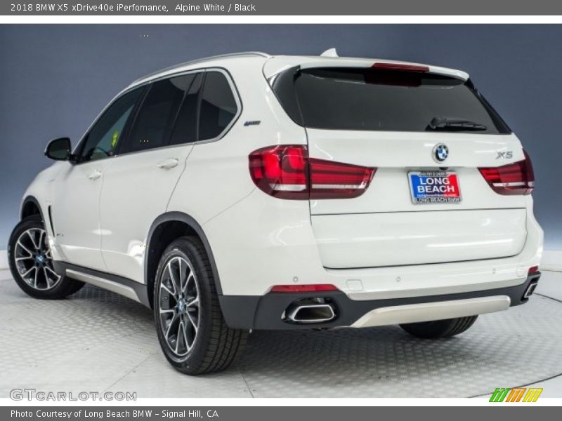 Alpine White / Black 2018 BMW X5 xDrive40e iPerfomance