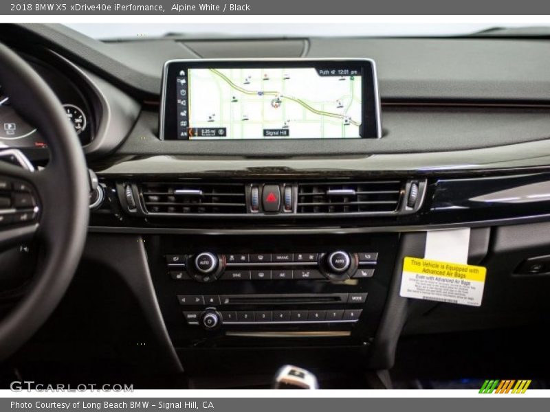 Alpine White / Black 2018 BMW X5 xDrive40e iPerfomance