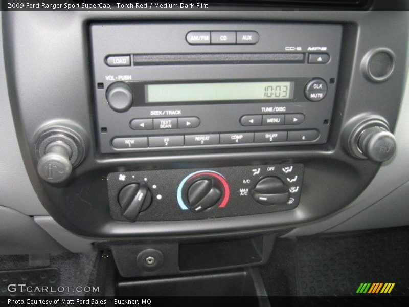 Torch Red / Medium Dark Flint 2009 Ford Ranger Sport SuperCab