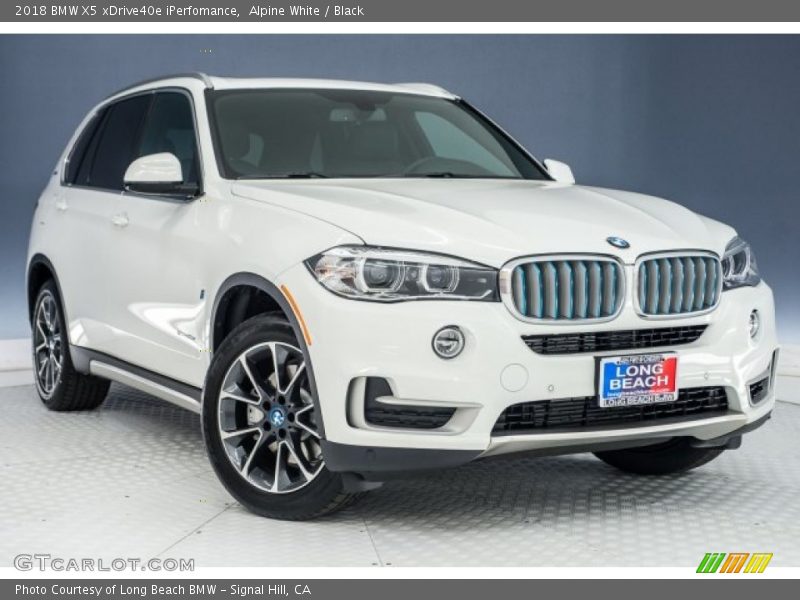 Alpine White / Black 2018 BMW X5 xDrive40e iPerfomance