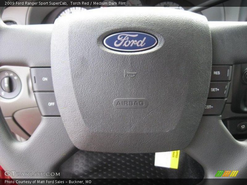 Torch Red / Medium Dark Flint 2009 Ford Ranger Sport SuperCab