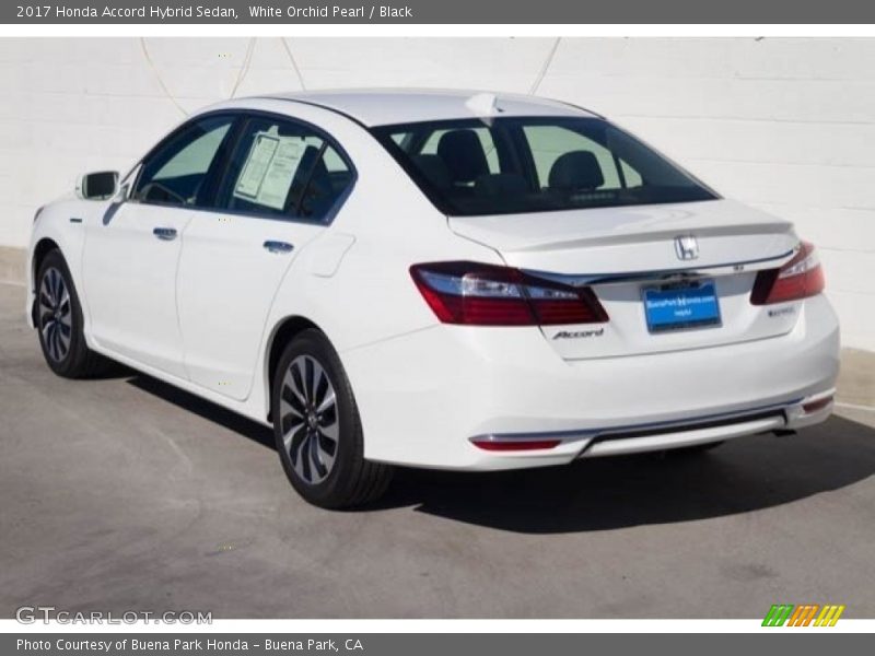White Orchid Pearl / Black 2017 Honda Accord Hybrid Sedan