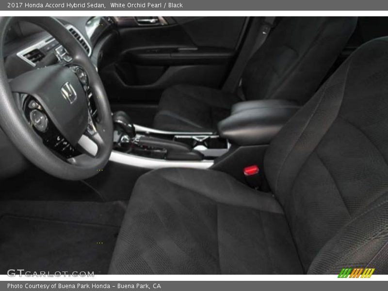 White Orchid Pearl / Black 2017 Honda Accord Hybrid Sedan