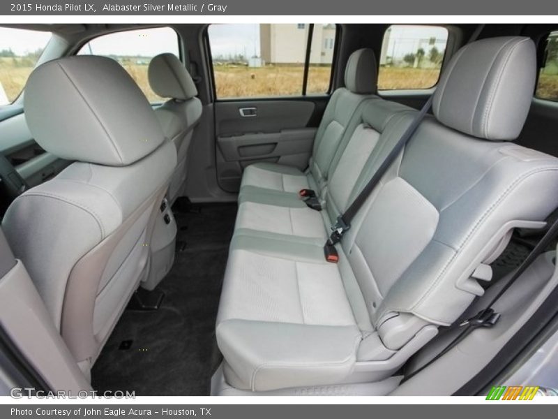 Alabaster Silver Metallic / Gray 2015 Honda Pilot LX