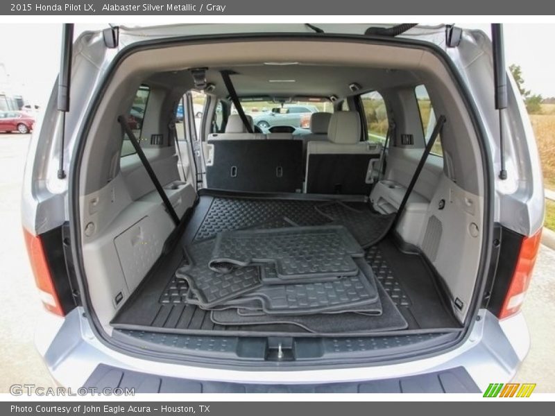 Alabaster Silver Metallic / Gray 2015 Honda Pilot LX