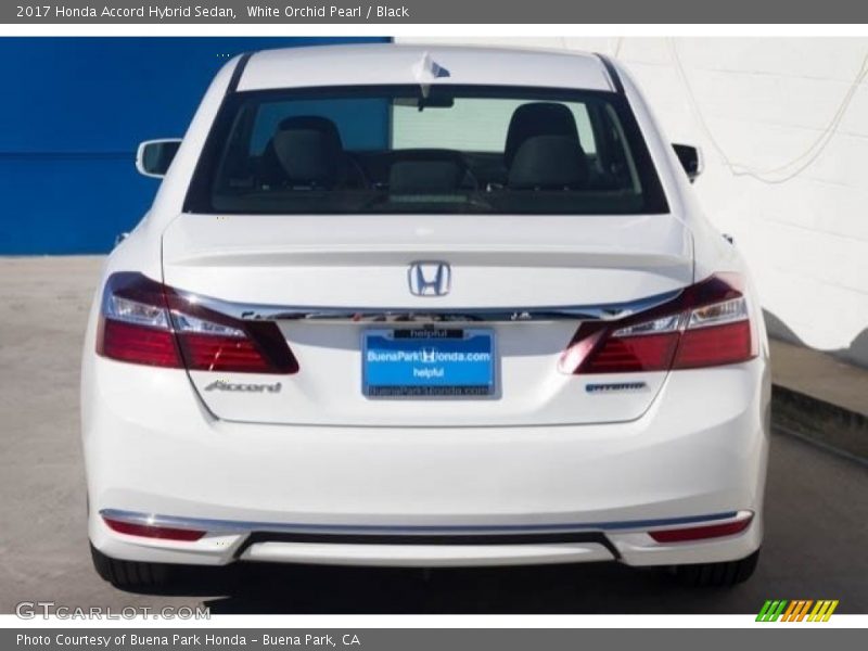 White Orchid Pearl / Black 2017 Honda Accord Hybrid Sedan