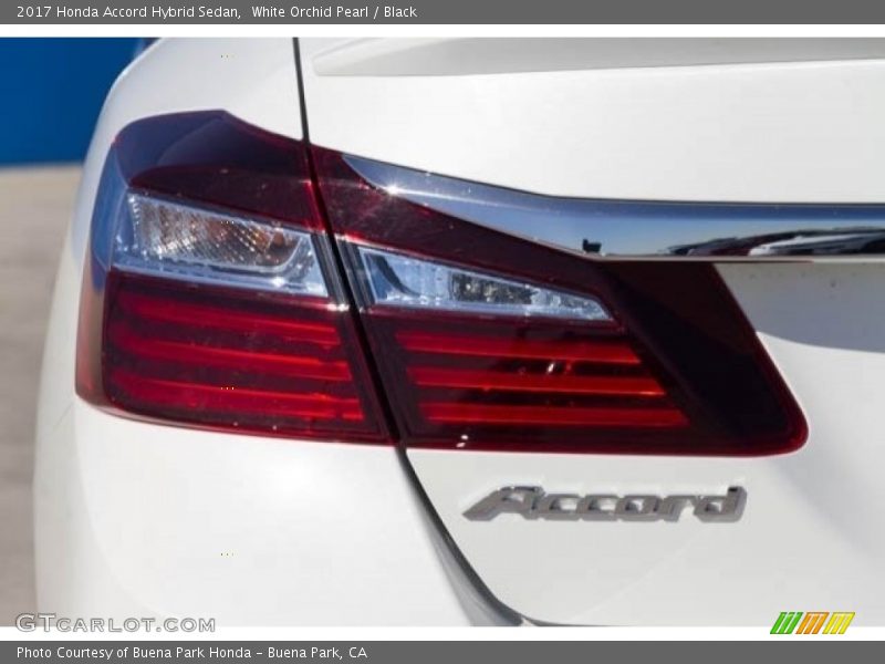 White Orchid Pearl / Black 2017 Honda Accord Hybrid Sedan