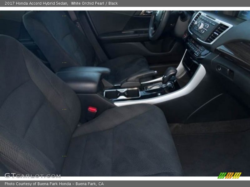 White Orchid Pearl / Black 2017 Honda Accord Hybrid Sedan