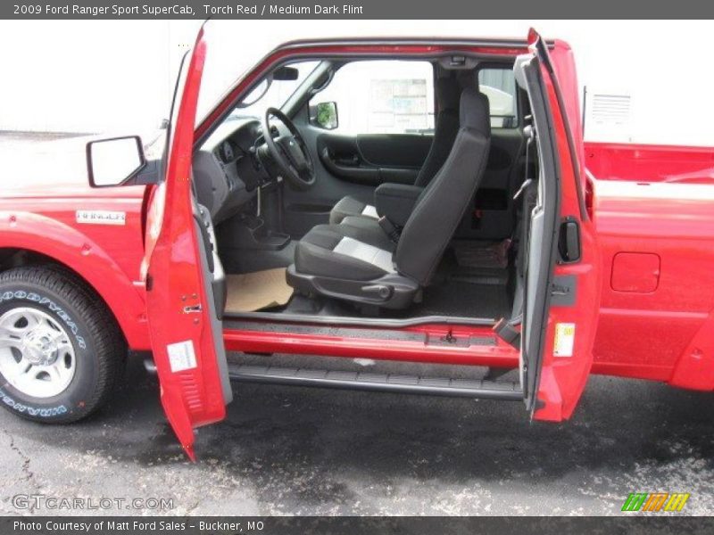 Torch Red / Medium Dark Flint 2009 Ford Ranger Sport SuperCab