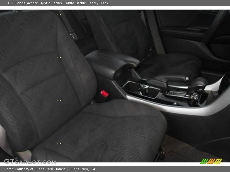 White Orchid Pearl / Black 2017 Honda Accord Hybrid Sedan