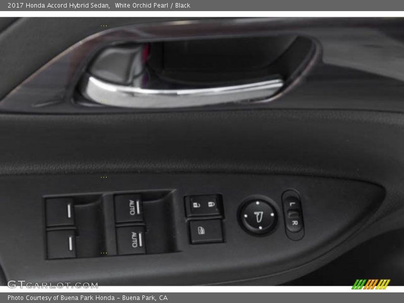 White Orchid Pearl / Black 2017 Honda Accord Hybrid Sedan