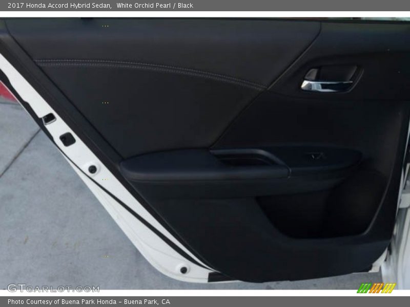 White Orchid Pearl / Black 2017 Honda Accord Hybrid Sedan