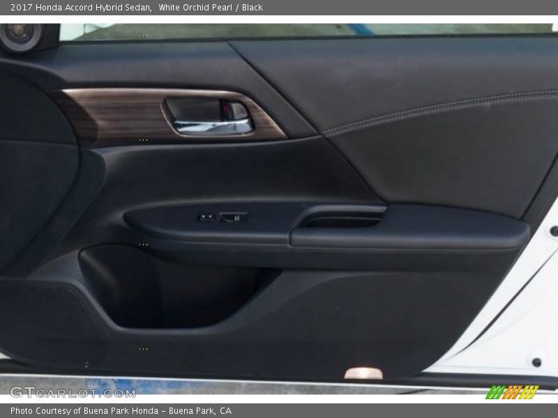 White Orchid Pearl / Black 2017 Honda Accord Hybrid Sedan