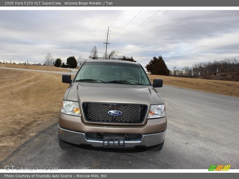 Arizona Beige Metallic / Tan 2005 Ford F150 XLT SuperCrew