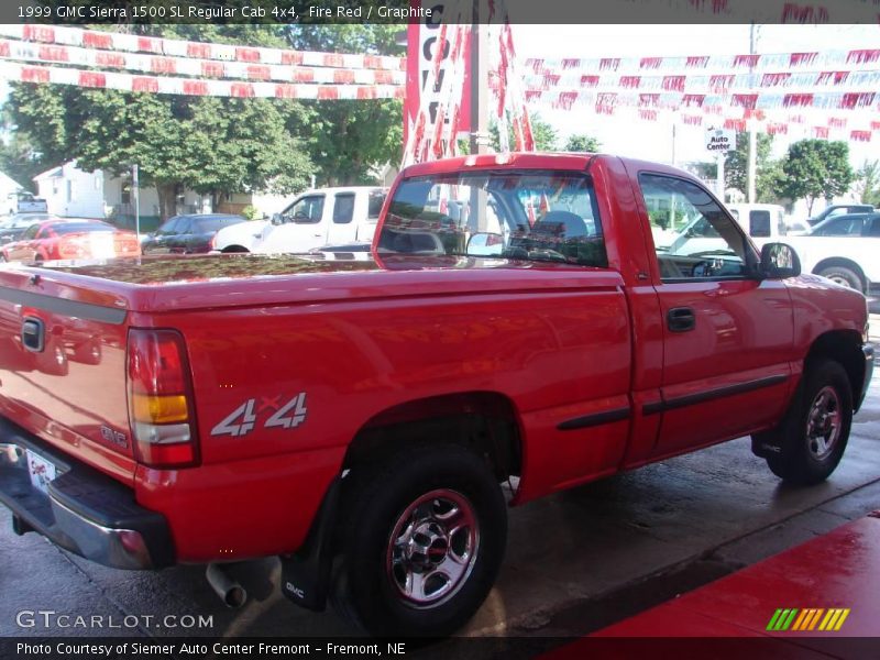 Fire Red / Graphite 1999 GMC Sierra 1500 SL Regular Cab 4x4