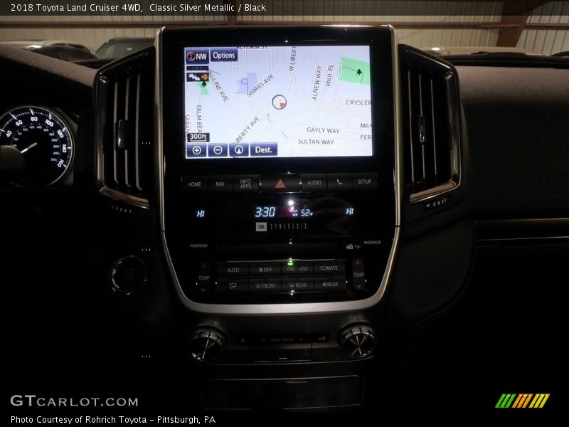 Navigation of 2018 Land Cruiser 4WD