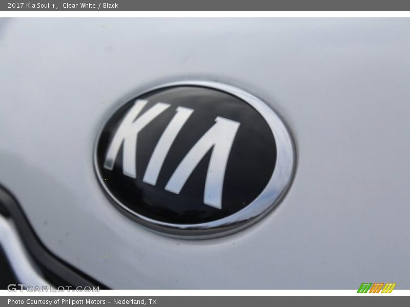 Clear White / Black 2017 Kia Soul +
