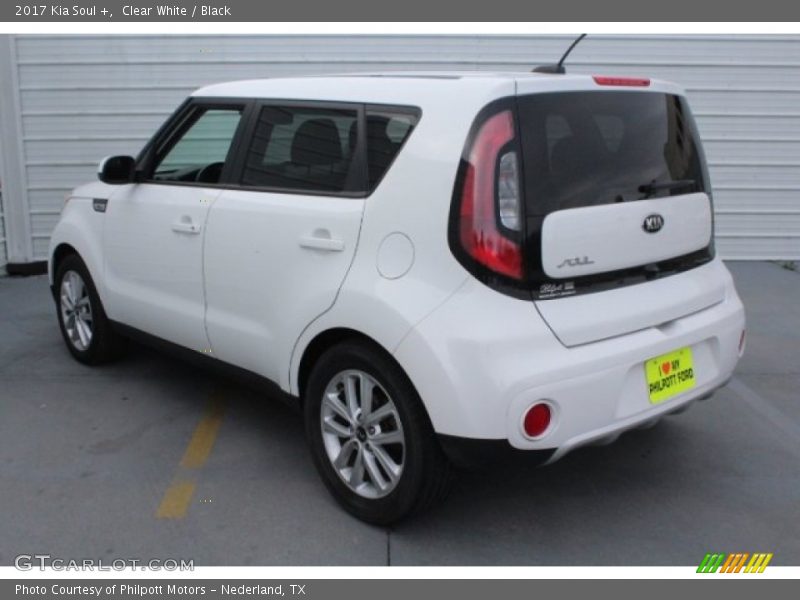 Clear White / Black 2017 Kia Soul +